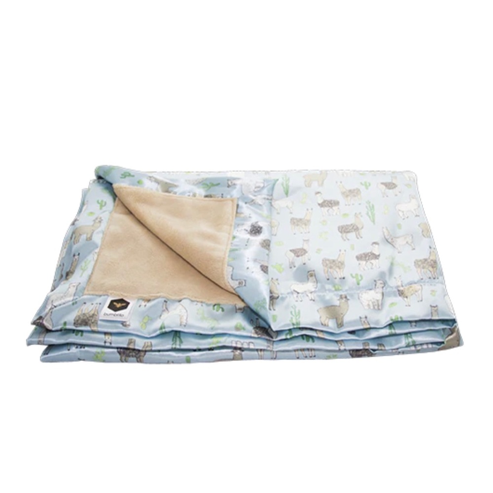 Bumblito Bee Luxe Blanket - Plush Minky & Smooth Satin -40”x60” - Party of Eight